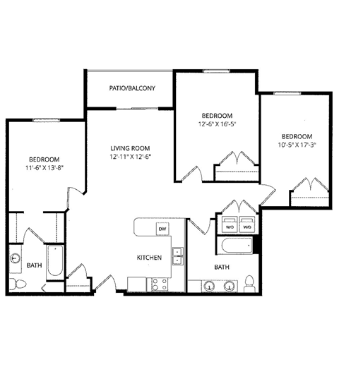 a floor plan of a home